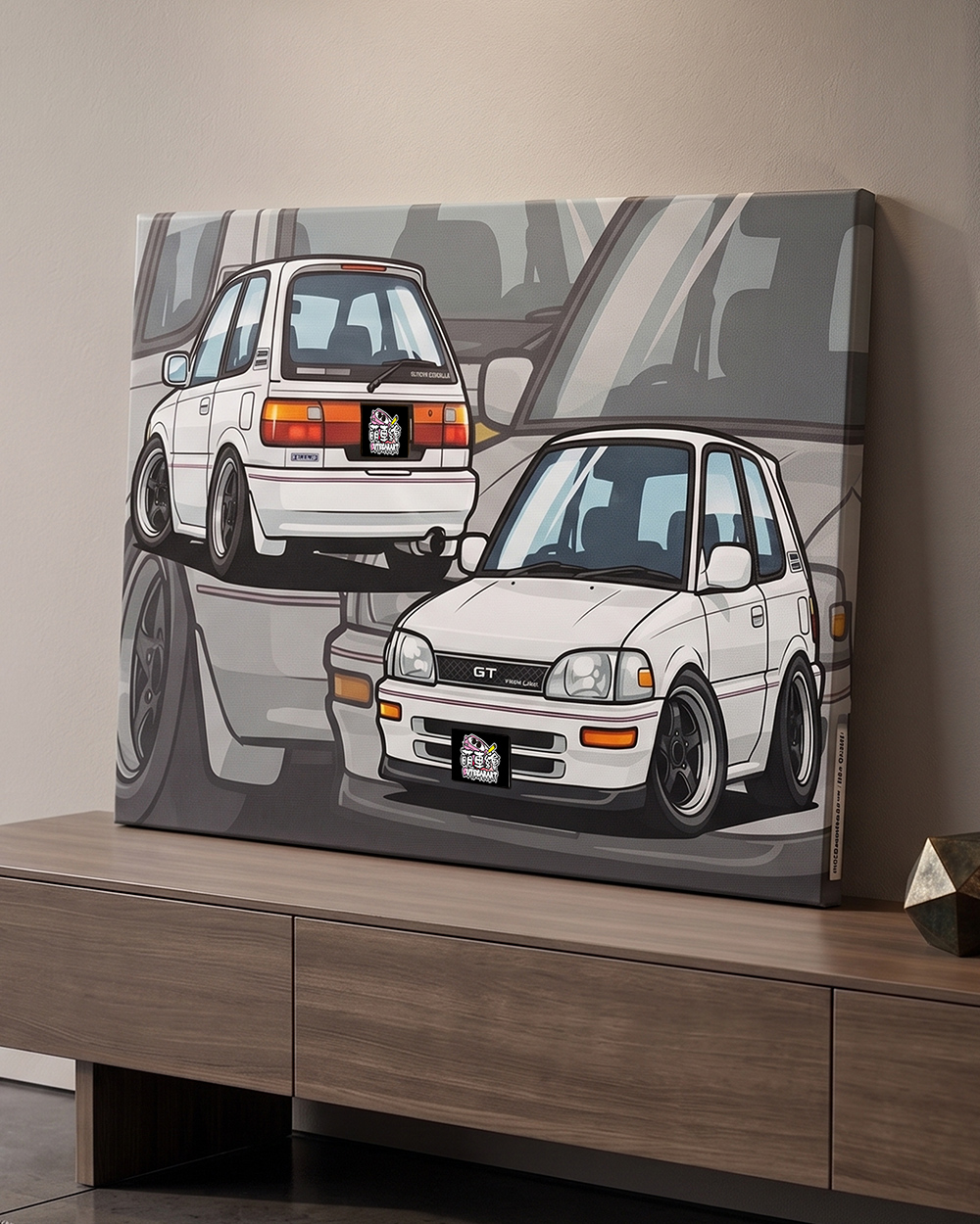 萌車繪 畫作